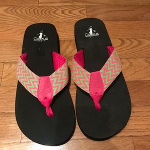 Brand new Corky’s flip flops
